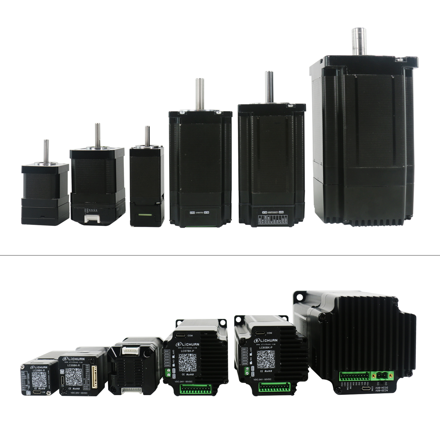 Nov zagon: Lichuan nahrbtnik tipa odprta zanka zaprta zanka Integrirani stepper motor s strani Shenzhen Xinlichuan Electric Co., Ltd.